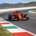 ferrari test tijdens f1 pauze met sf 25 op mugello en monza