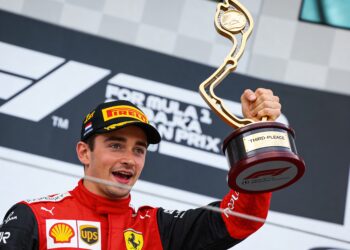 leclerc verrast na knappe podiumplek in japan