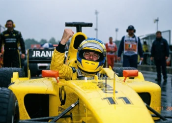 Heldhaftige zege: Jordan Grand Prix wint laatste F1-race in 2003