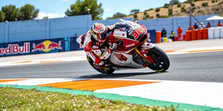 alex marquez topt trainingen in jerez acosta in de