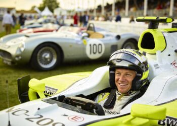 button herenigd met iconische brawn gp op goodwood