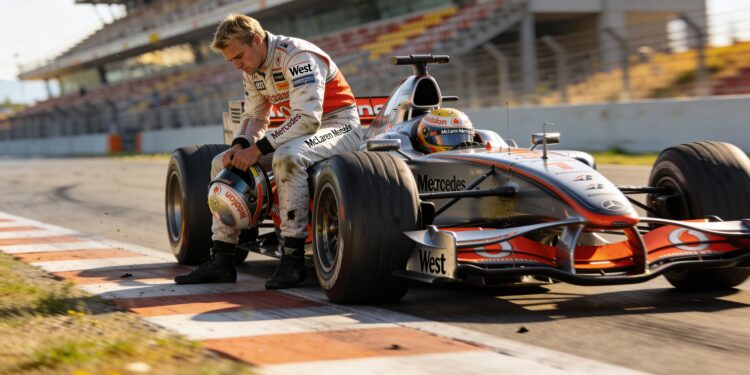 de dag dat hakkinens mclaren stilviel in de laatst