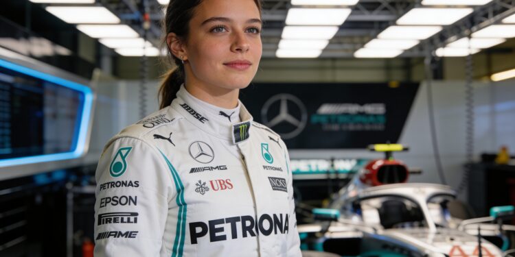 doriane pin krijgt priv f1 test van mercedes na indrukwekkende sim prestaties