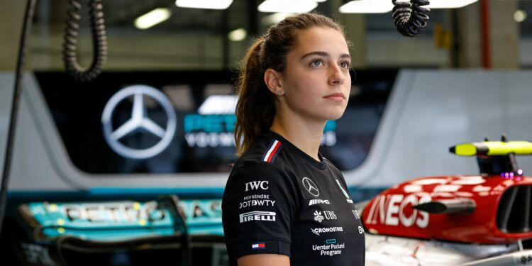 doriane pin over droom f1 zitje en mercedes steun