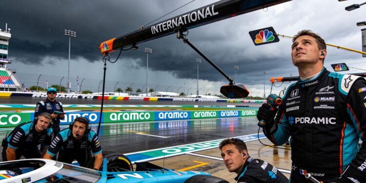 dreigende regen zet f1 terugkeer in miami op scher