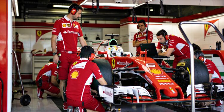 ferrari benut f1 pauze met upgradetest op mugello
