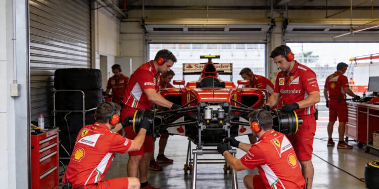 ferrari vol gas maranello benut f1 pauze voor cruciale voorbereidingen