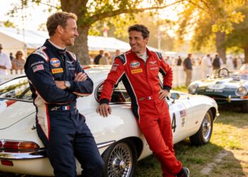 formule 1 kampioenen button en villeneuve in duel