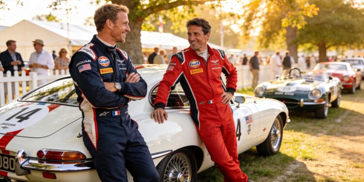 formule 1 kampioenen button en villeneuve in duel