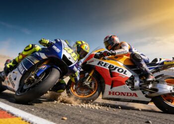 jerez iconisch circuit en het toneel van motogp dr