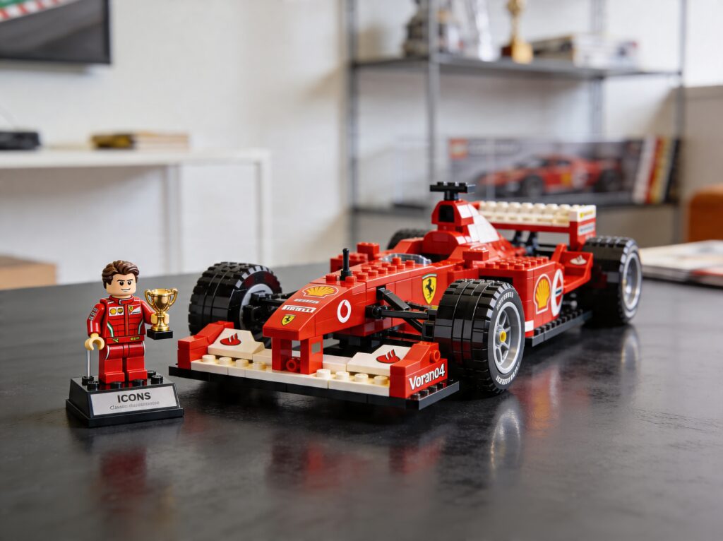 lego eert schumacher ferrari f2004 nu beschikbaar