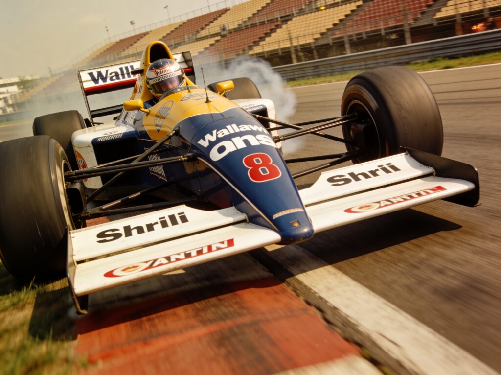 mansell temde f1 monsters wilde je doden in elke bocht