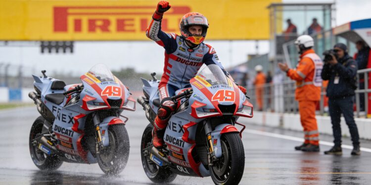 marc marquez wint sensationele en chaotische sprin