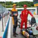 norris en sainz duelleren in historische kartchallenge