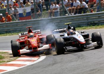schumacher s controversi le actie tegen coulthard in argentini