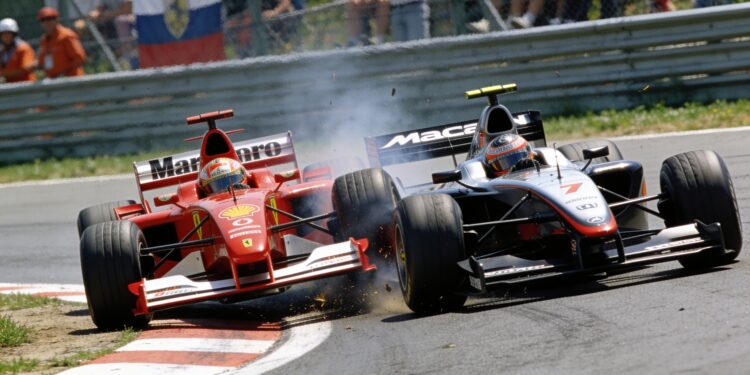 schumacher s controversi le actie tegen coulthard in argentini