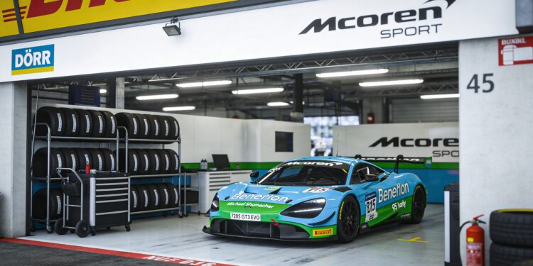 schumachers benetton livery keert terug op mclaren