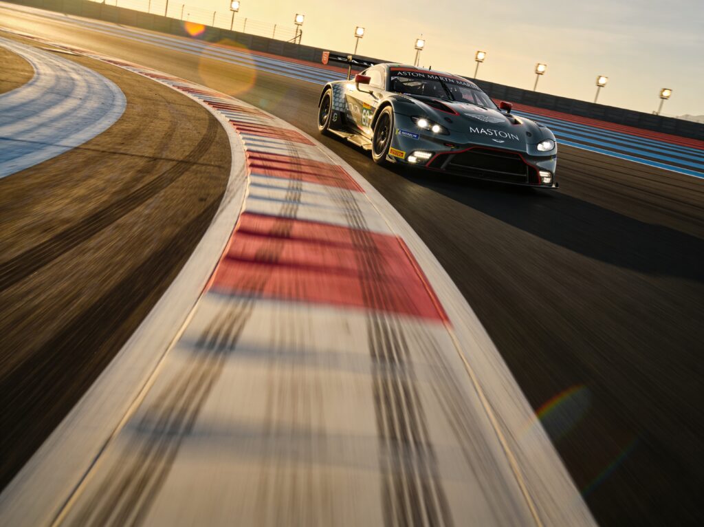 stroll maakt gt3 debuut met veelbelovend tempo