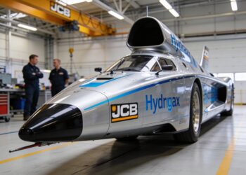 aston martin sponsor jcb jaagt op landsnelheidsrec