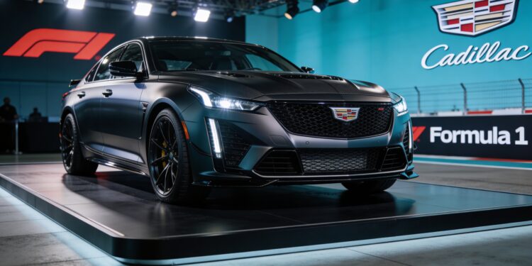 cadillac maakt indruk in miami met groot fan offen