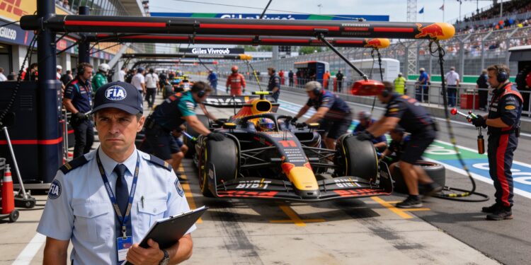 chaos in canada vier coureurs naar de pitlane voor