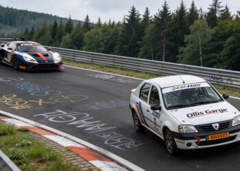 dacia cultheld bestraft op nurburgring na opmerkel