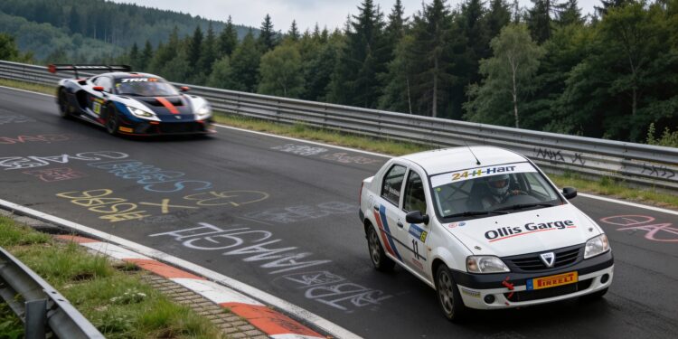 Dacia-cultheld bestraft op Nürburgring na opmerkelijke actie 1 dacia cultheld bestraft op nurburgring na opmerkel