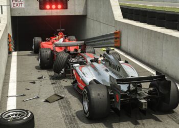 flashback de bizarre pitlane crash van hamilton in
