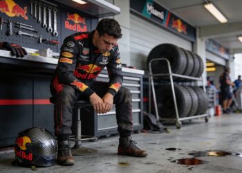 hadjar na vroege crash in miami gooide alles weg