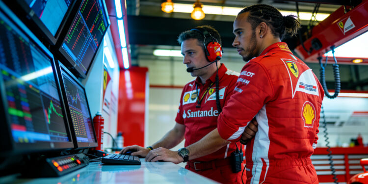 hamiltons succes na negeren ferrari sim vernietige