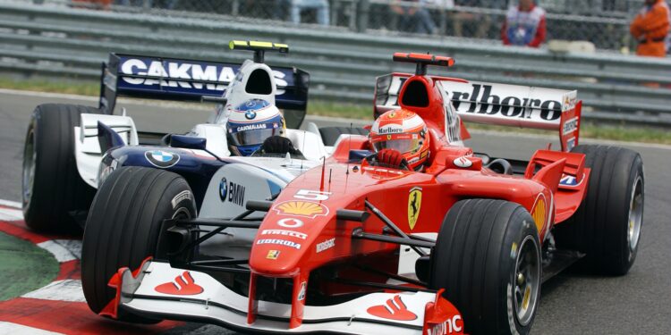 juan pablo montoya wees ferrari stoeltje af vanweg