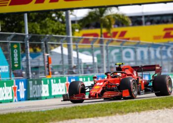 leclerc snelste in training miami problemen voor l