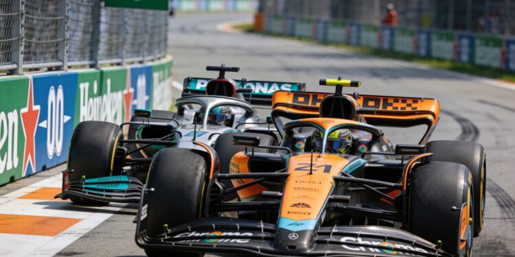 Mercedes en McLaren voeren strijd op met upgrades voor Canada 1 mercedes en mclaren voeren strijd op met upgrades
