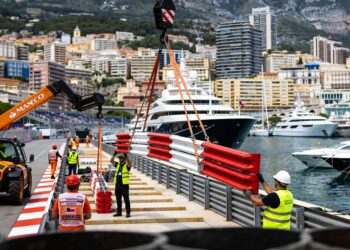 metamorfose monaco voor grand prix in volle gang