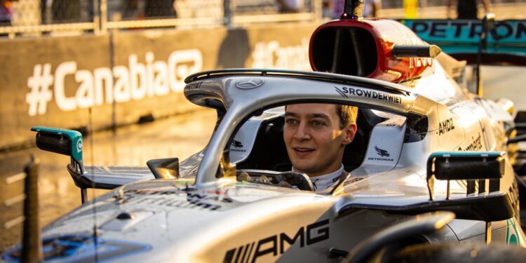 russell op pole in canada teamgenoot antonelli ver