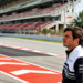 sainz rijdt eerste ronden op circuit madrid fans v