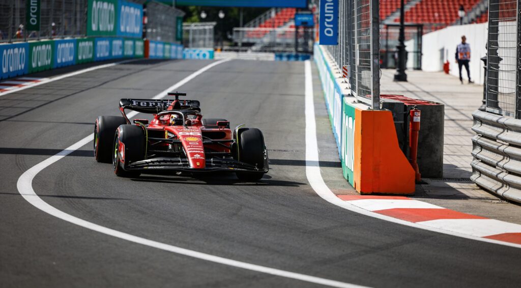 sainz voltooit eerste ronde op nieuw circuit spaan