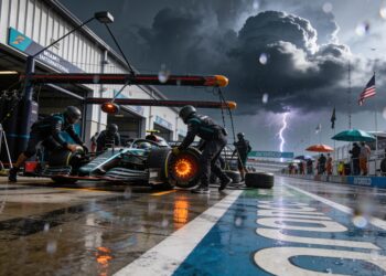 start grand prix van miami drie uur vervroegd wege