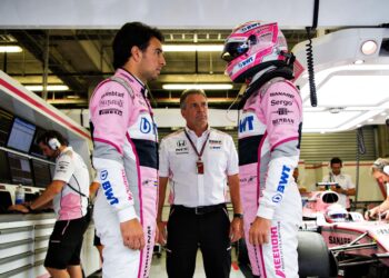 szafnauer dreigde perez en ocon ik sla je in elkaa