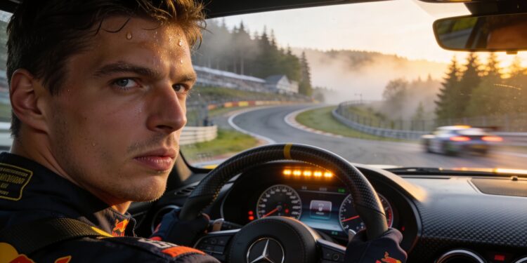 verstappen toont klasse in slotfase 24u nurburgrin
