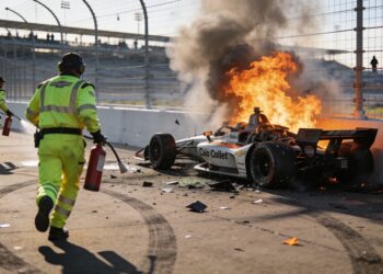 zware crash rookie collet zorgt voor zinderende fi
