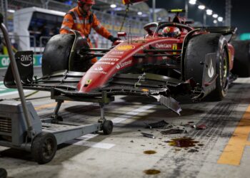 zware tijdstraf voor leclerc na bizarre slotfase i