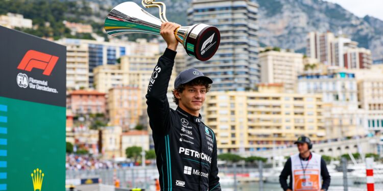 Antonelli heerst in chaotisch Monaco, podiumdroom Gasly in duigen 1 antonelli heerst in chaotisch monaco podiumdroom g