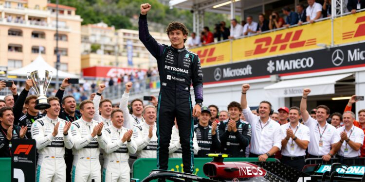 Antonelli pakt record Hamilton met dominante zege in Monaco 1 antonelli pakt record hamilton met dominante zege