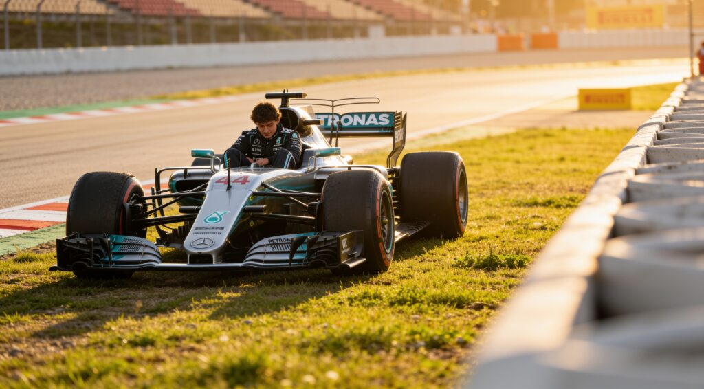 antonelli slaat alarm bij mercedes na kostbare uit