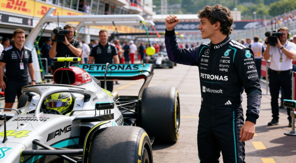 brundle looft onverslaanbare antonelli na vijfde z