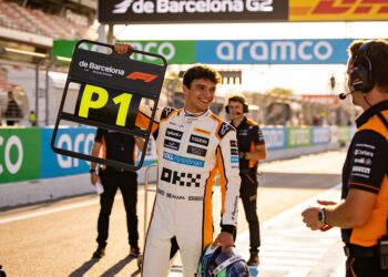camara pakt f2 pole in barcelona na sessie met rod