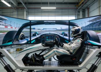 dynisma brengt f1 simulatortechnologie naar breder