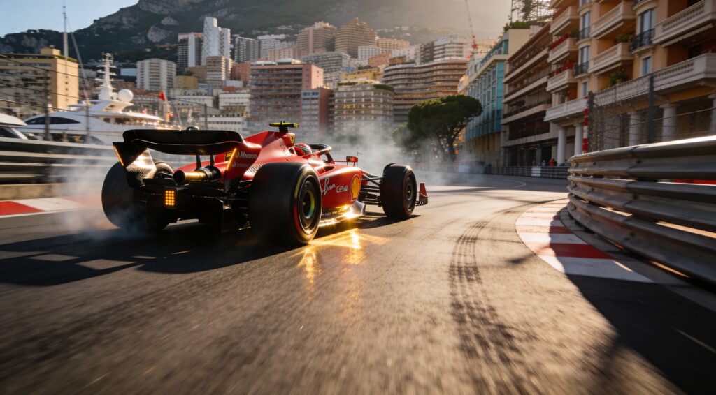 ferrari domineert in monaco hamilton op p1 straf v