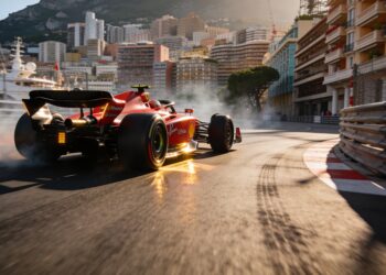 ferrari domineert in monaco hamilton op p1 straf v